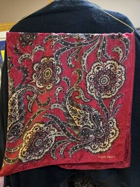 Paisley ELLEN TRACY Silk Scarf